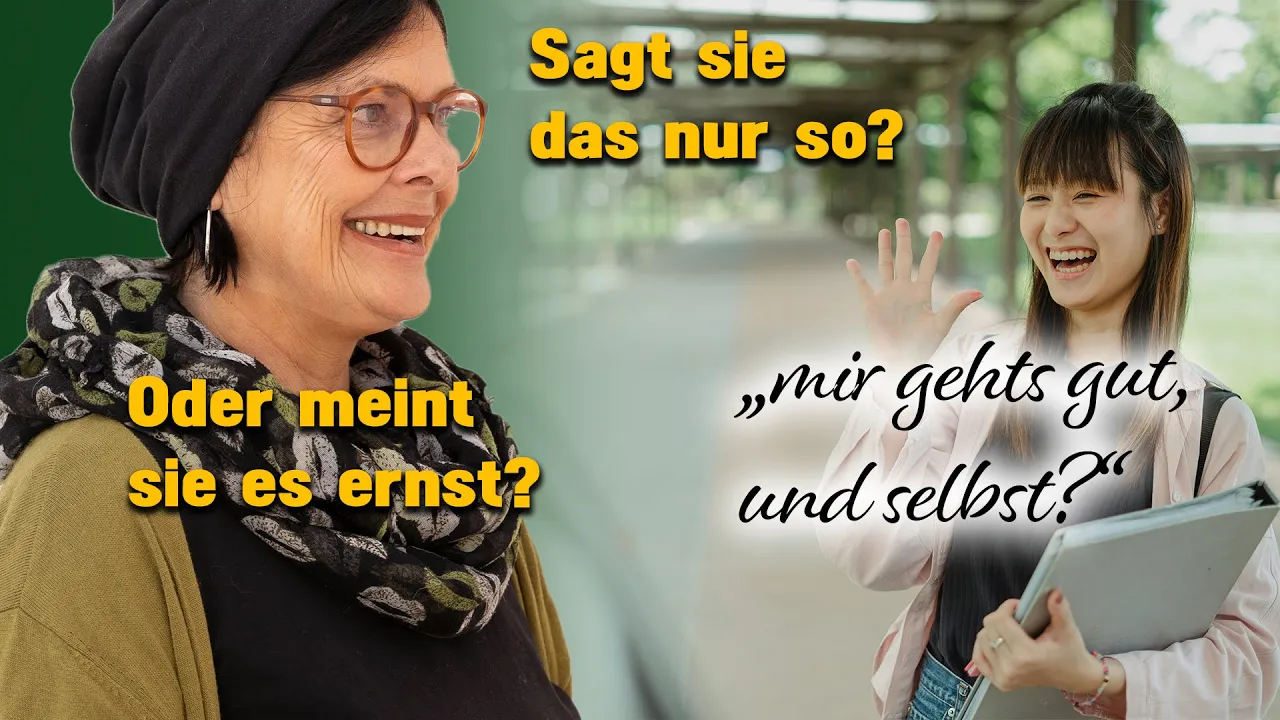 Wie erkenne ich, ob es meinem Gegenüber gut oder schlecht geht? Darf ich nachfragen?