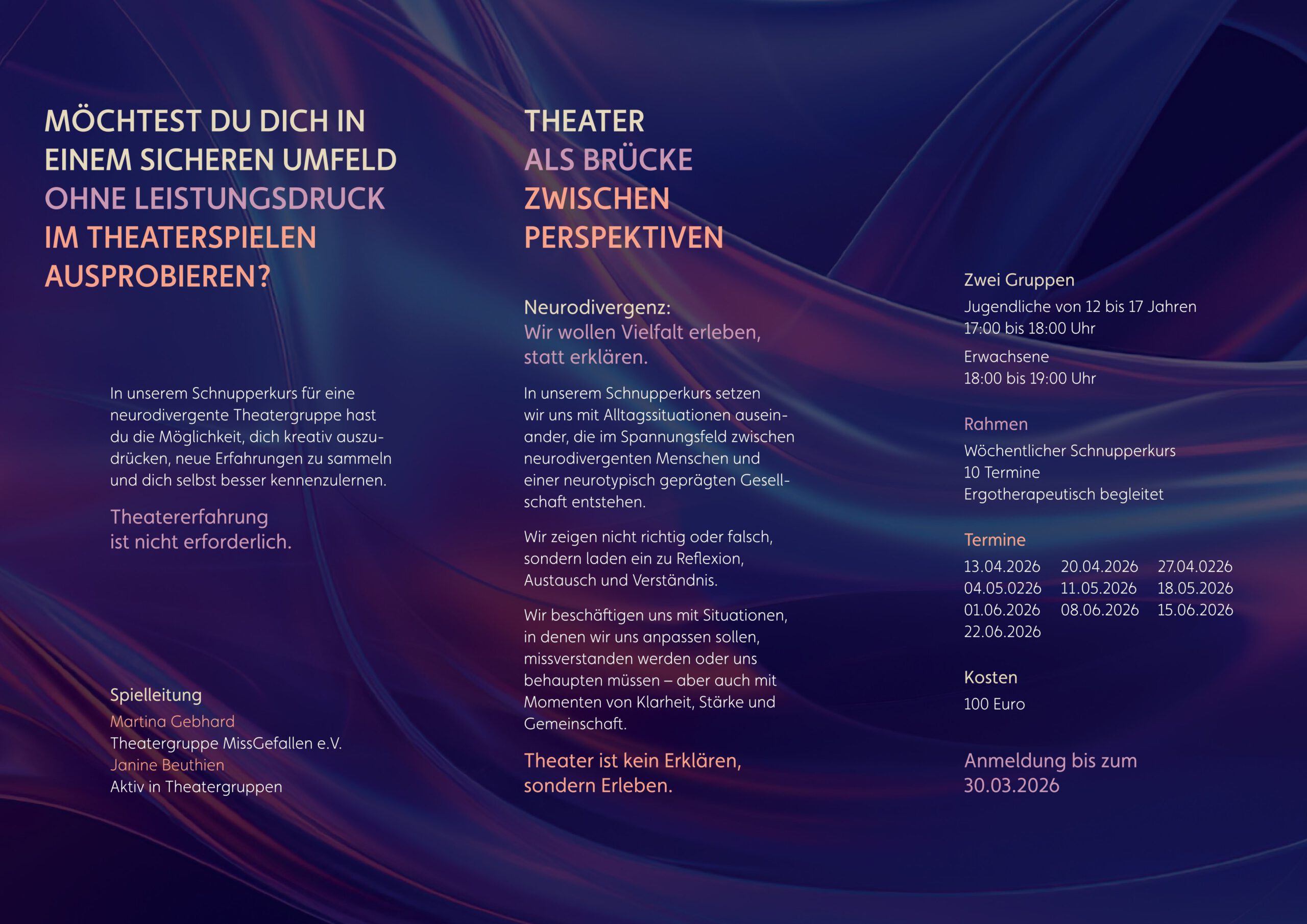 Neurodivergente Theater Gruppe